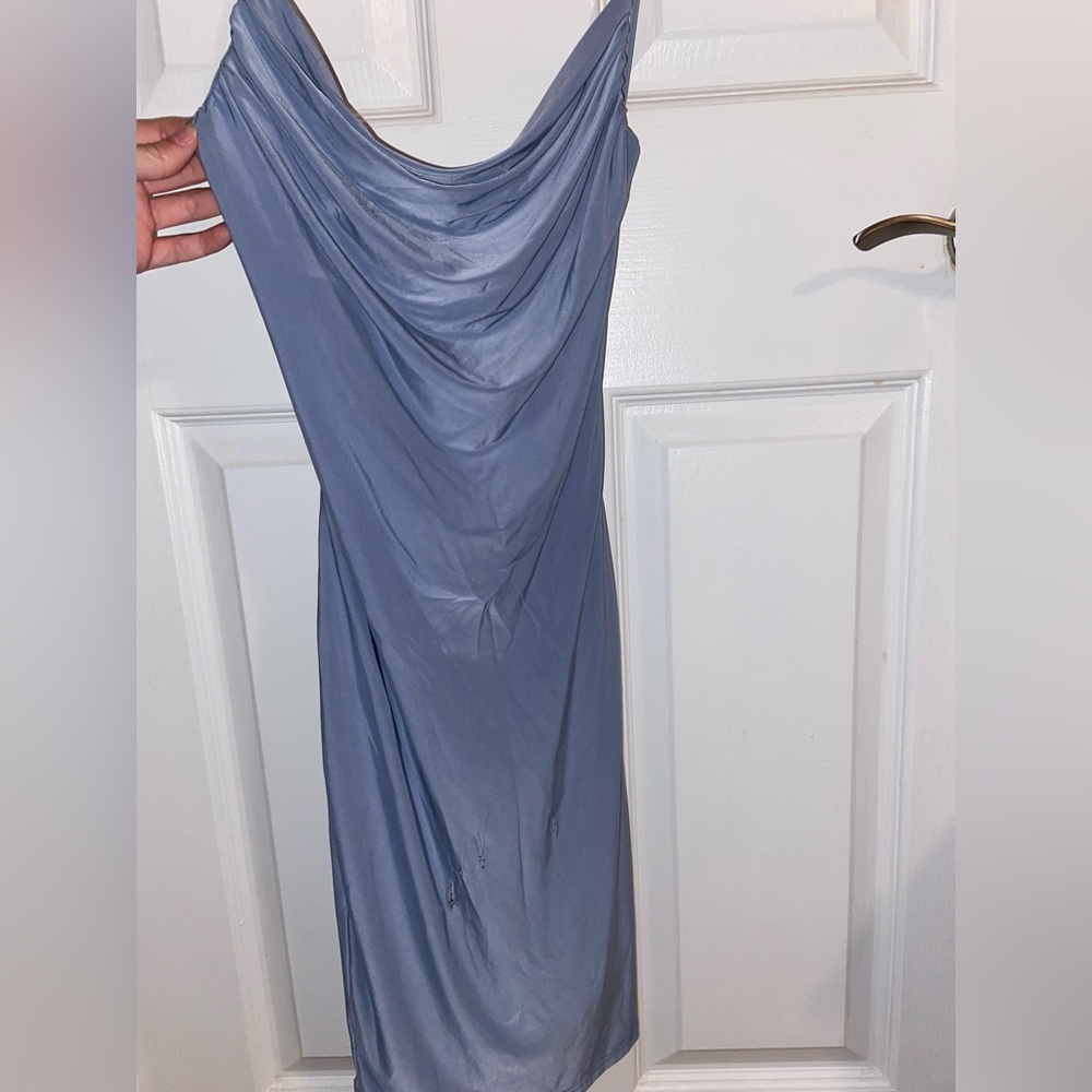 Elegant Blue bodycon dress